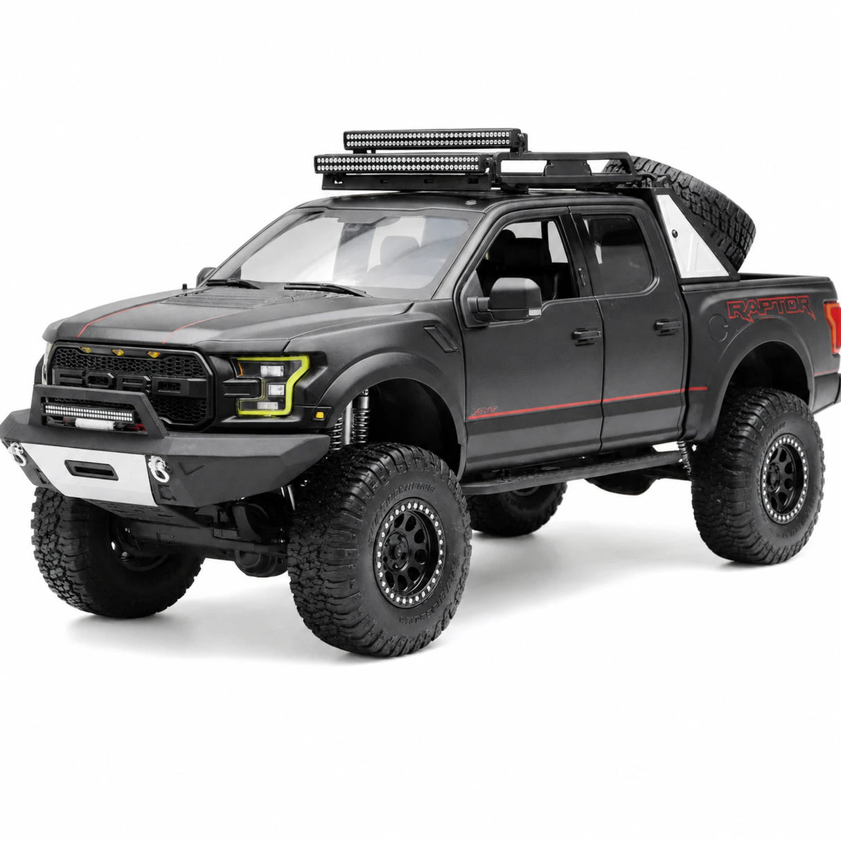 Maisto Ford 2020 F-150 Raptor Off-Road Black 1:24 – Diecast Display Model Die-Cast