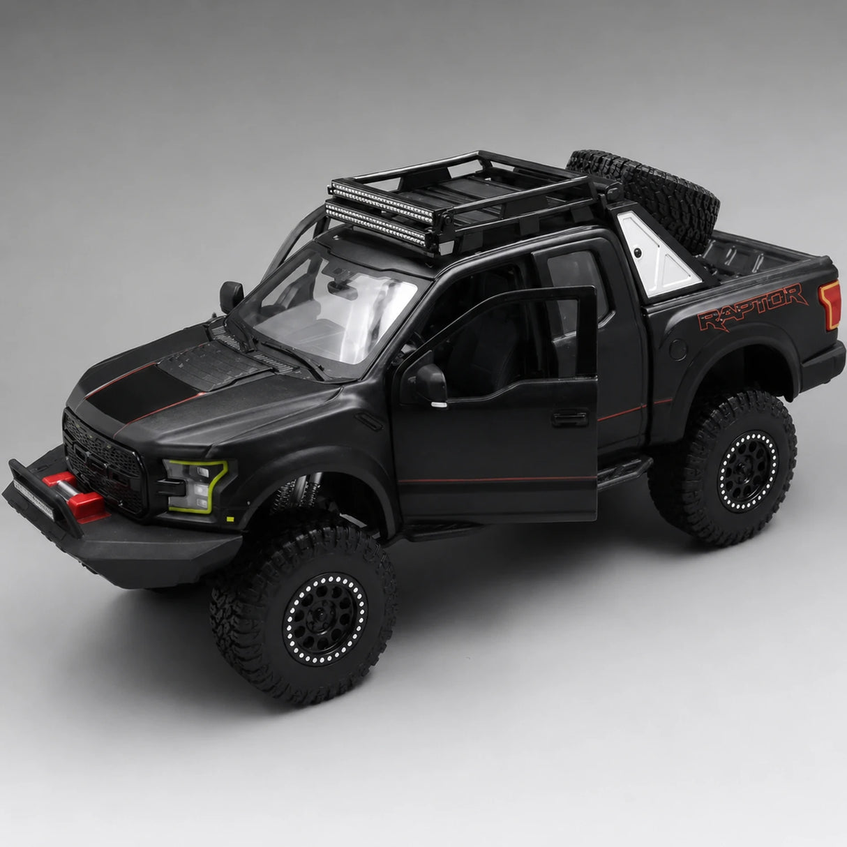 Maisto Ford 2020 F-150 Raptor Off-Road Black 1:24 – Diecast Display Model Die-Cast