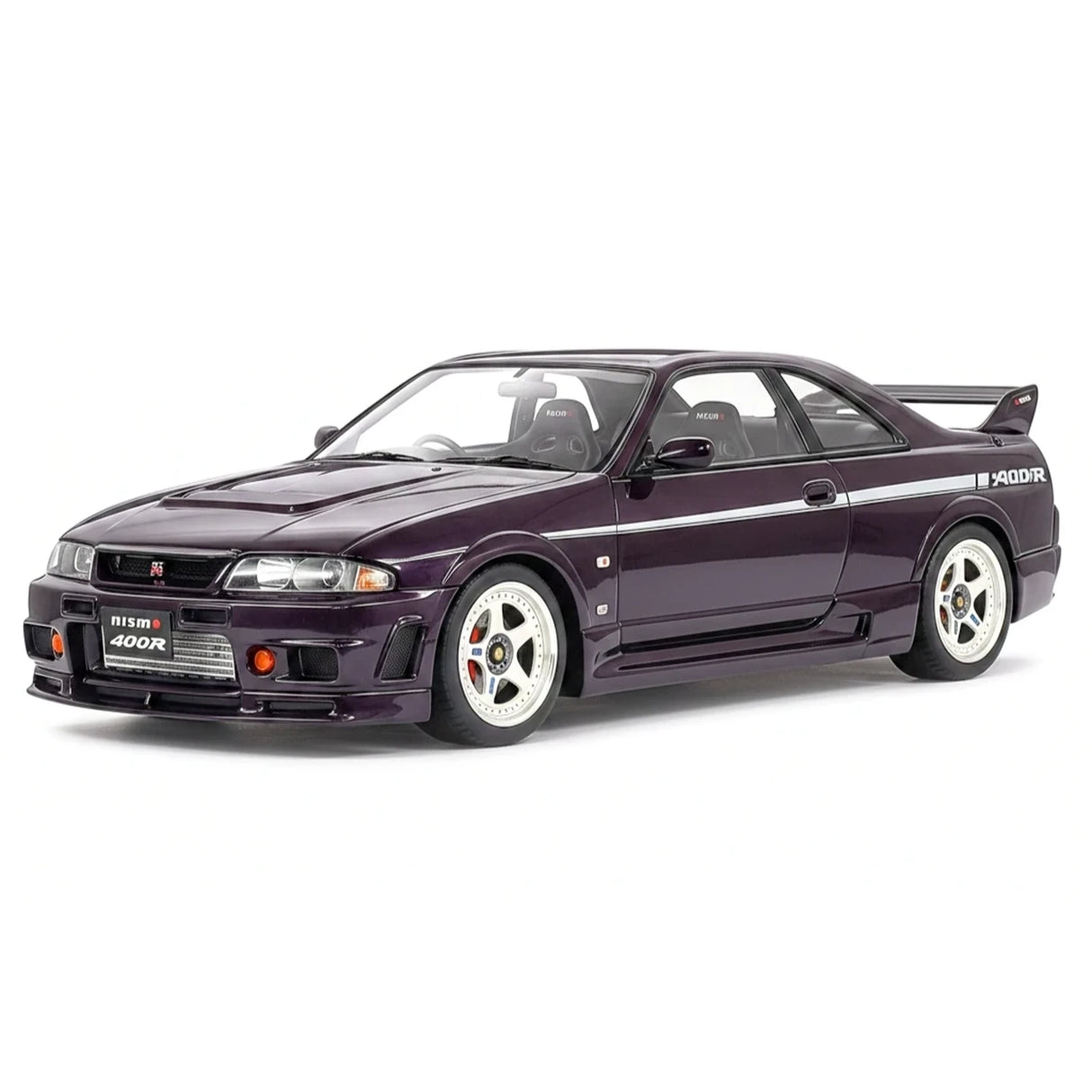Make Up Nissan 1996 NISMO 400R Purple 1:18 – Resina modello in resina collezionabile