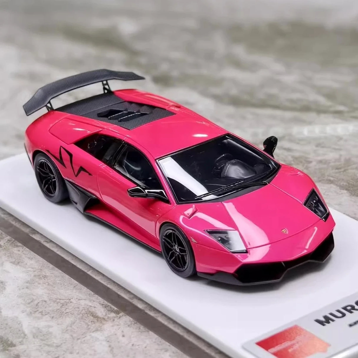 Make Up Lamborghini 2009 Murcielago LP670-4 SV Pink 1:43 – Collectible Resin Model Resin