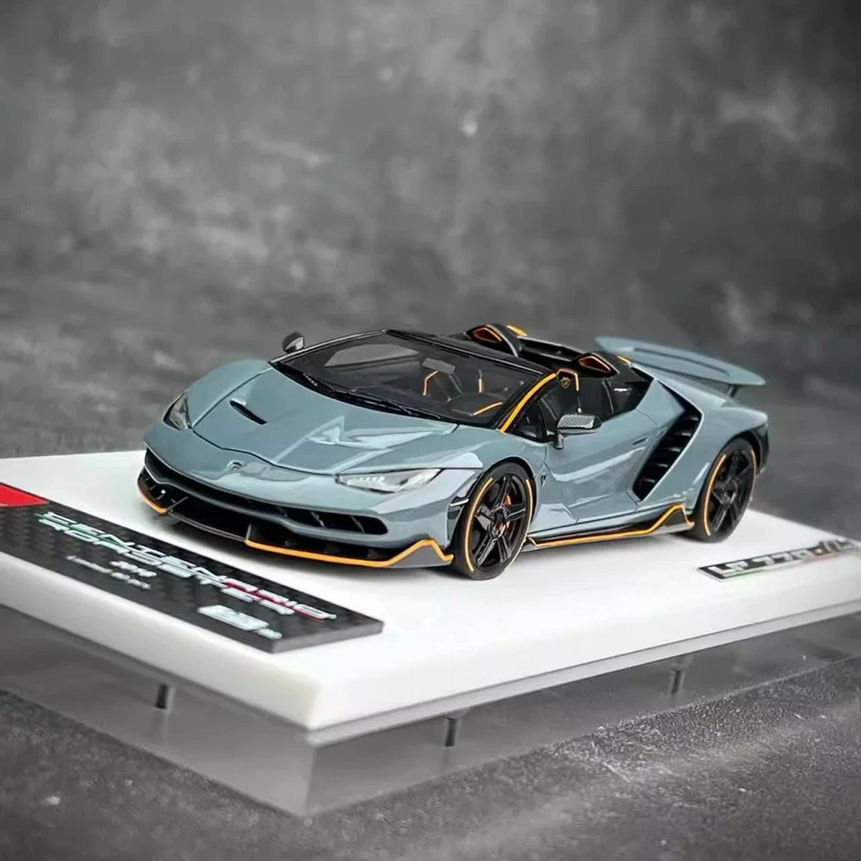 Make Up Lamborghini 2016 Centenario LP770-4 Gray 1:43 – Collectible Resin Model Resin