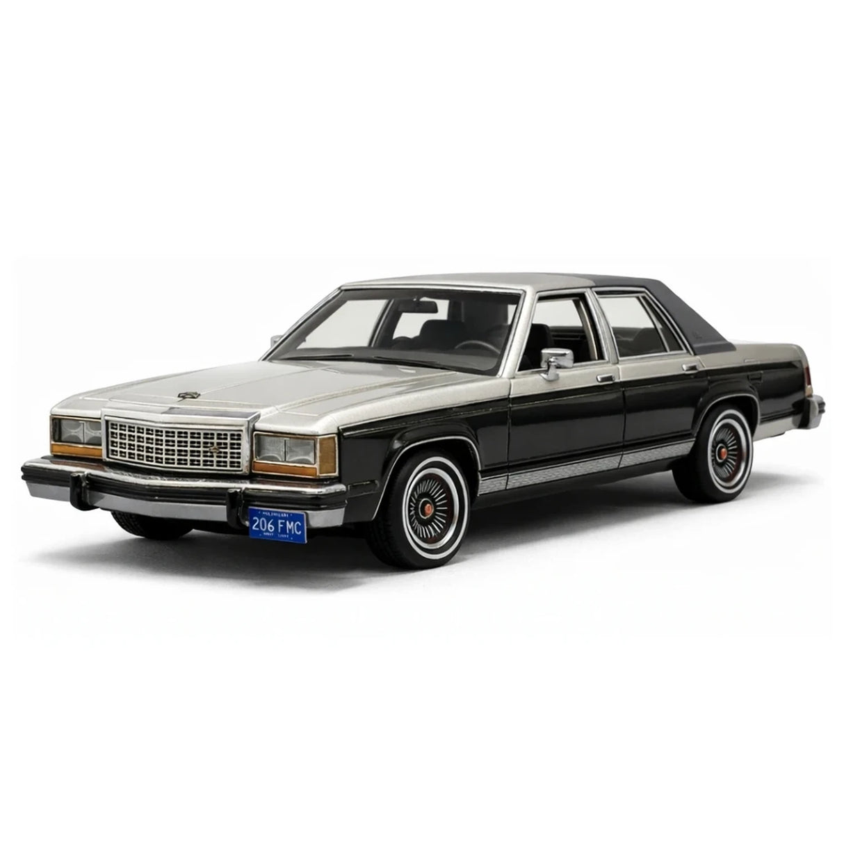 Matrix Ford 1986 LTD Crown Victoria Silver 1:43 – Collectible Diecast Model Die-Cast