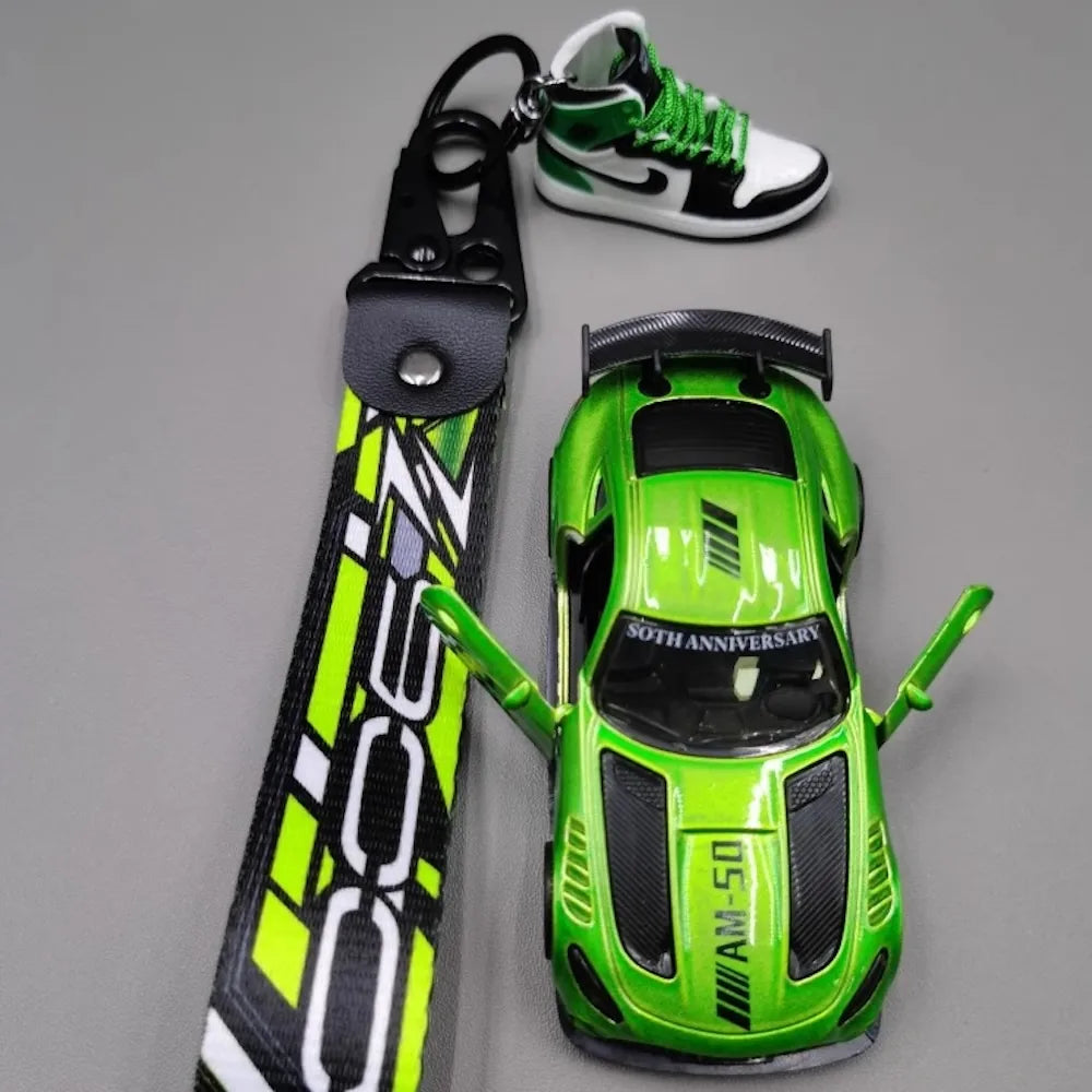 Mercedes AMG GT R Sport Keychains 1:64 modellbil Keychain