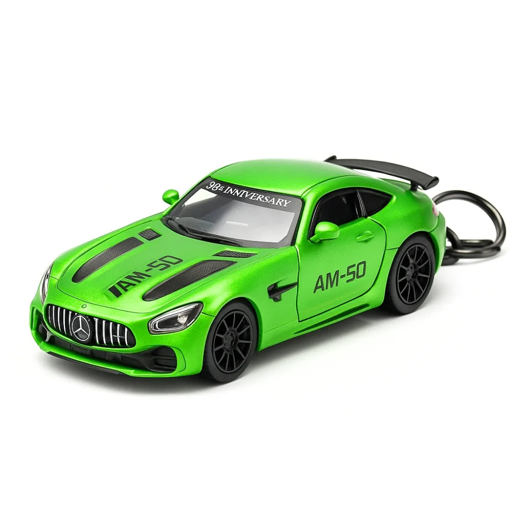 Mercedes AMG GT R Sport Keychains 1:64 모형 자동차 Keychain