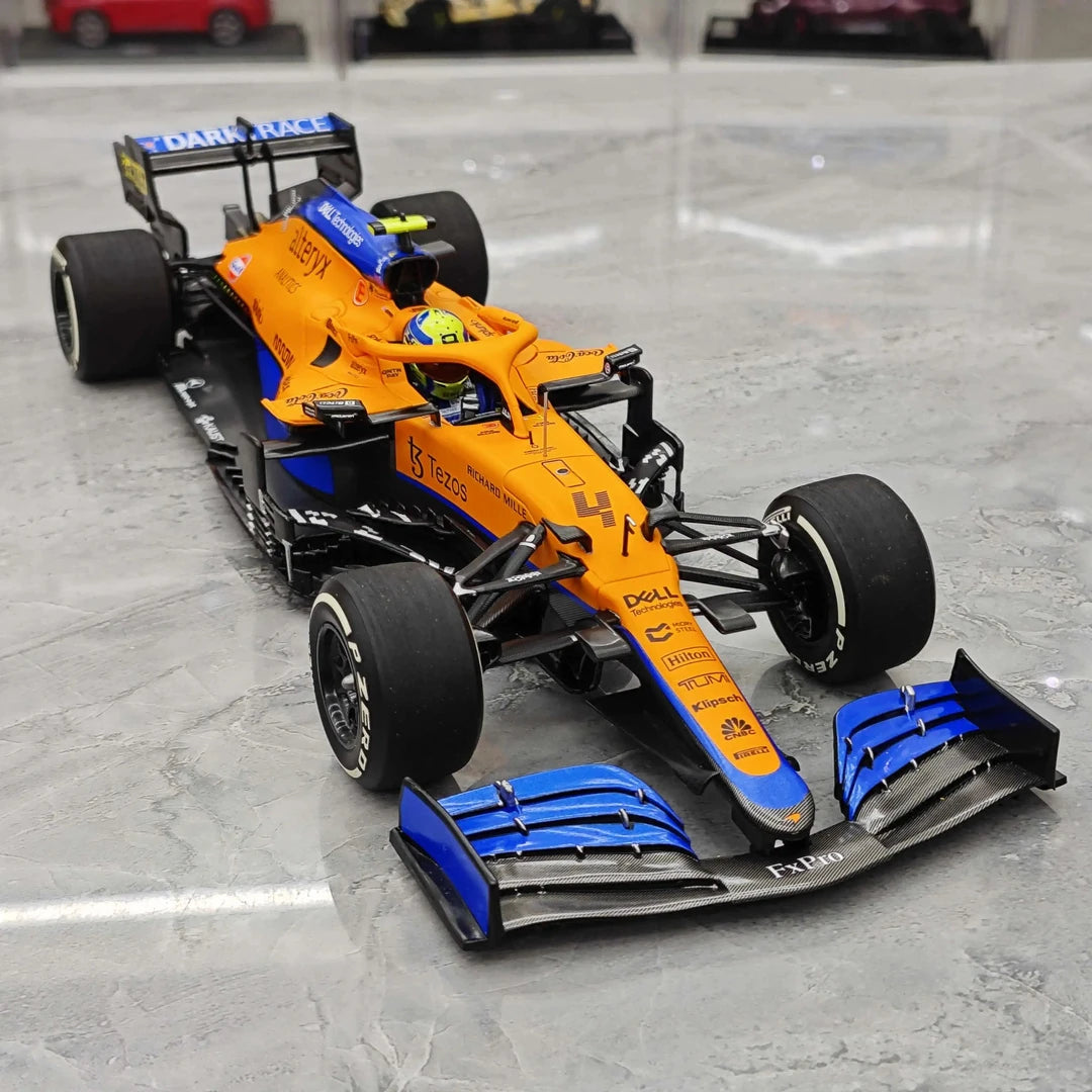 1:18 McLaren 2021 MCL35M #4 Italian GP Lando Norris F1 model car by Minichamps - view 10