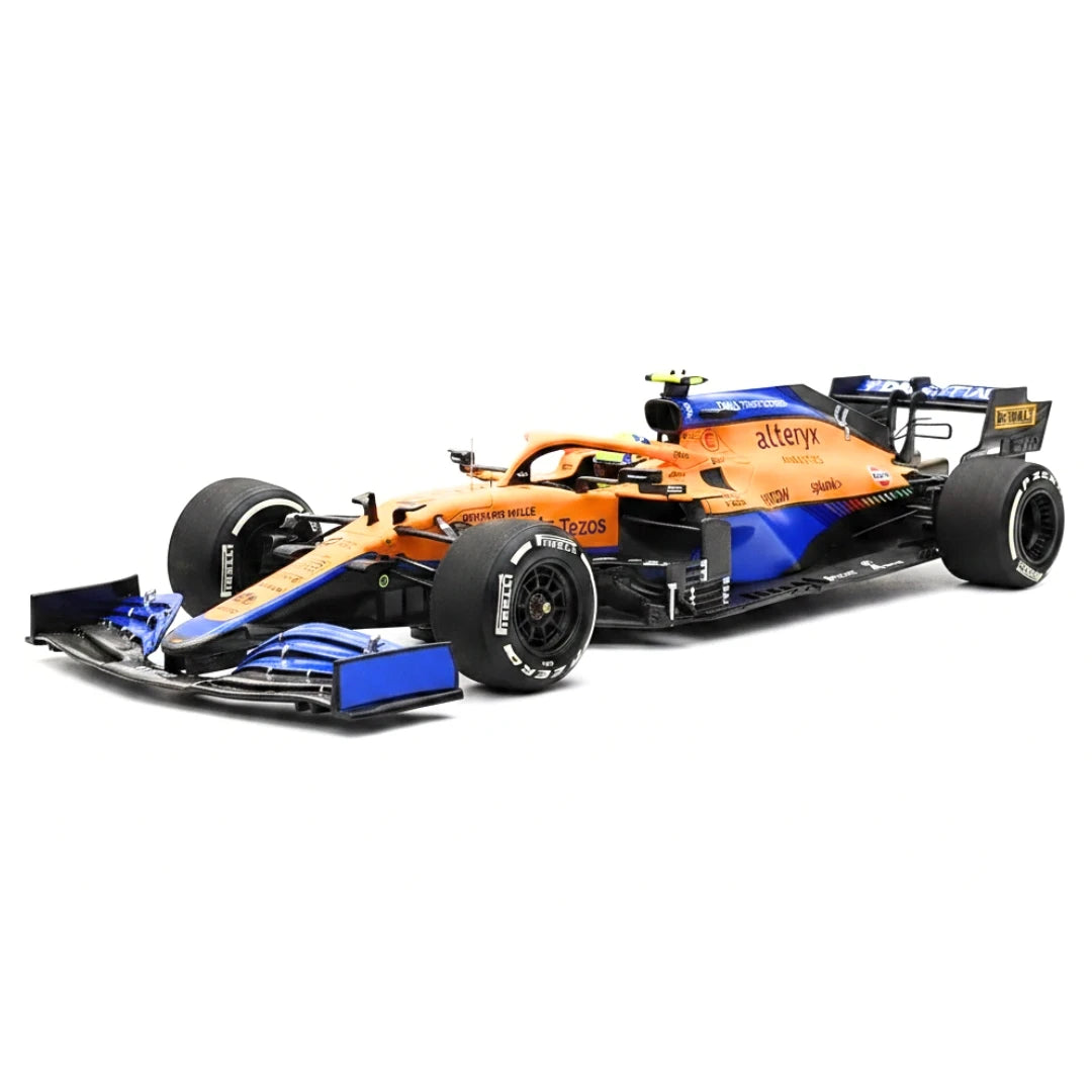 1:18 McLaren 2021 MCL35M #4 Italian GP Lando Norris F1 model car by Minichamps - view 16