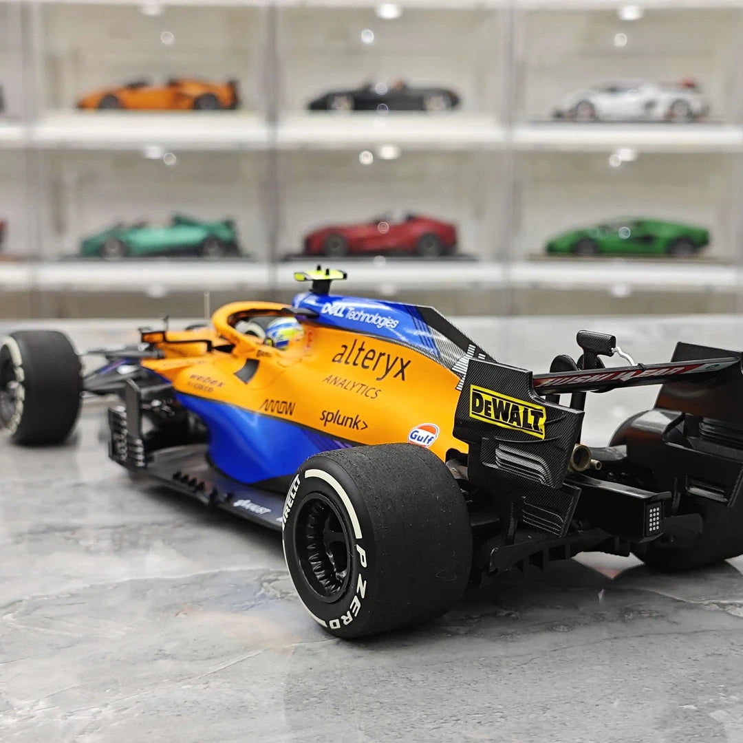1:18 McLaren 2021 MCL35M #4 Italian GP Lando Norris F1 model car by Minichamps - view 6