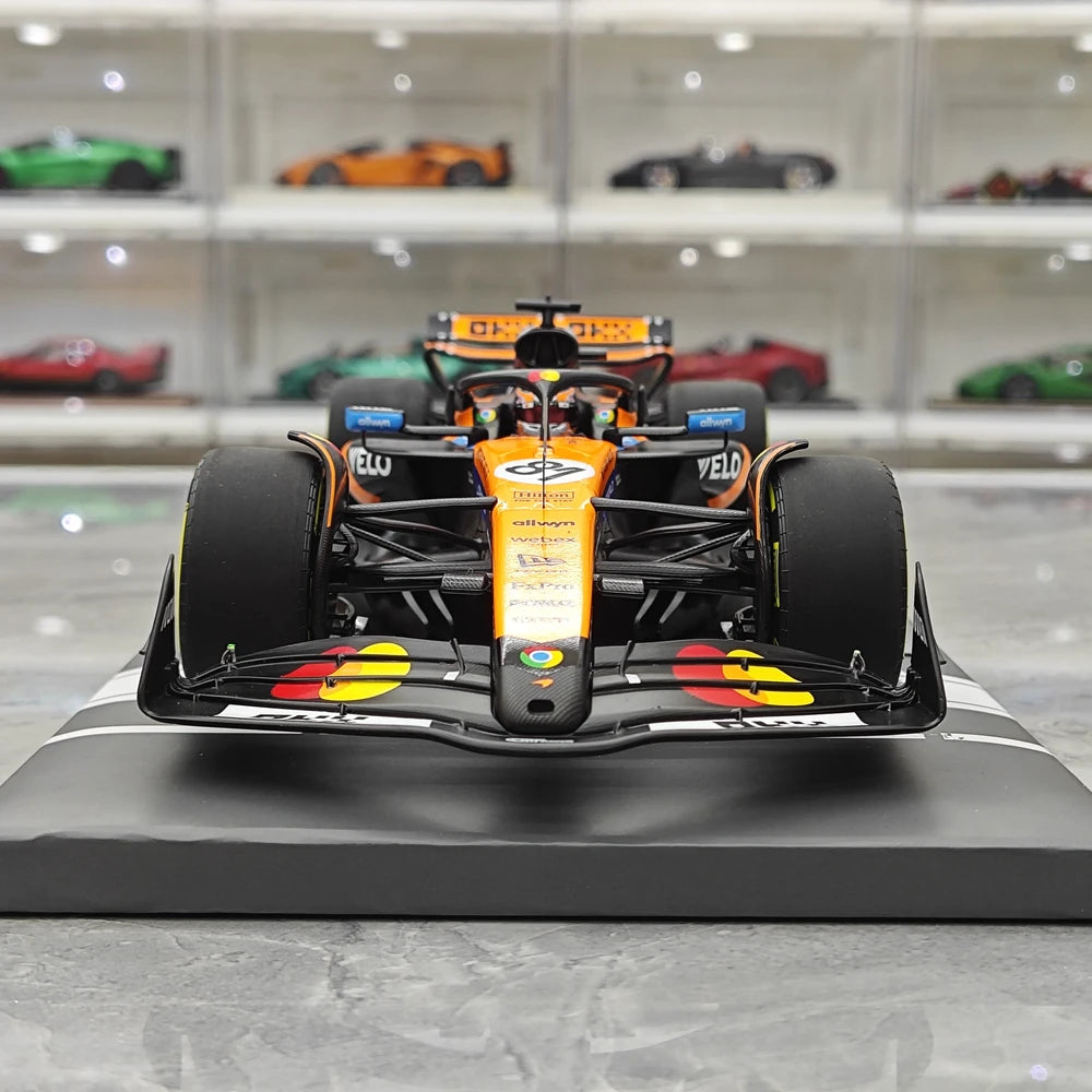 1:18 McLaren 2025 MCL39 #81 Monaco GP model car by Minichamps - view 1