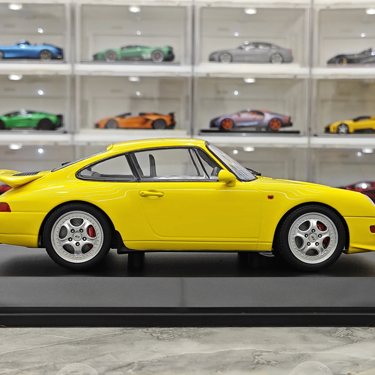 Minichamps Porsche 1994 911 RS 993 Yellow 1:18 – Collectible Diecast Model Die-Cast