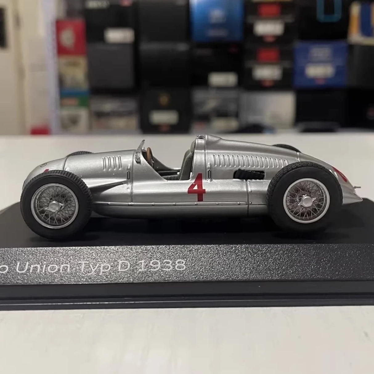 Audi 1938 Auto Union Typ D #4 1:43 diecast collectible model by Minichamps - view 3
