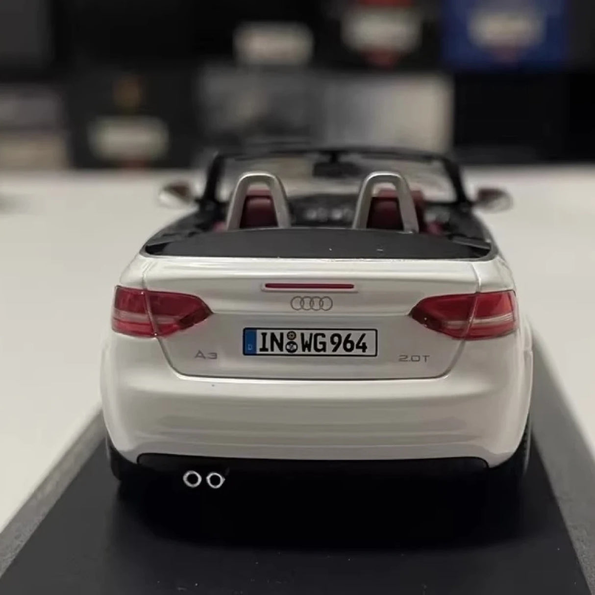 Minichamps Audi 2008 A3 Cabriolet White 1:43 – Collectible Diecast Model Die-Cast