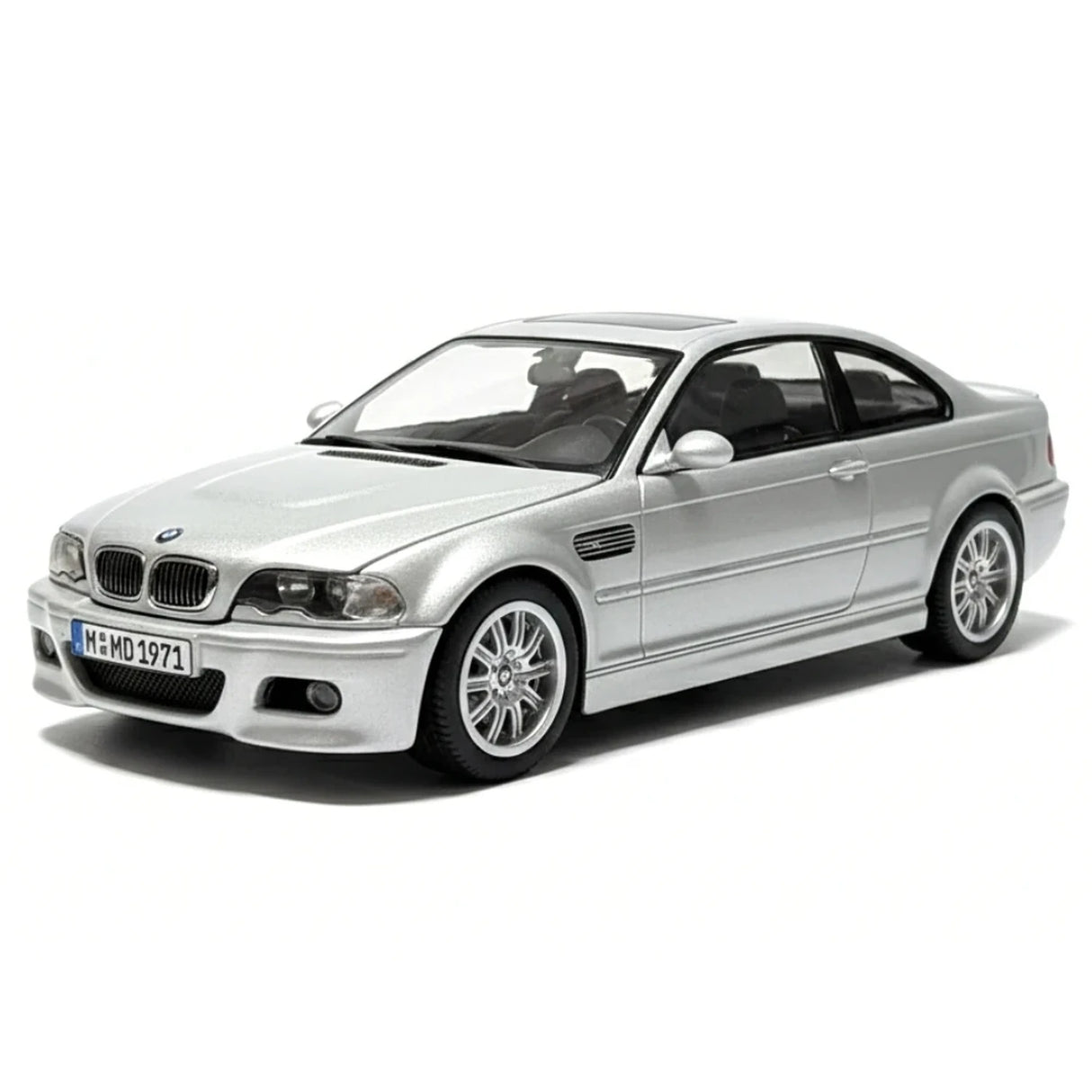 Minichamps BMW 2000 E46 M3 Coupe Silver 1:43 – Collectible Diecast Model Die-Cast