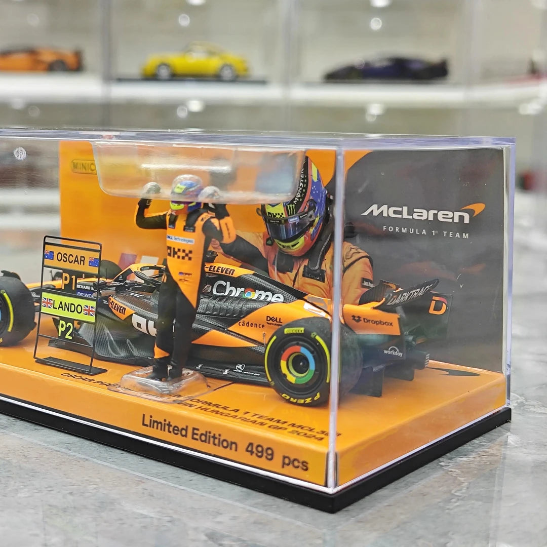 1:43 McLaren 2024 MCL38 #81 Hungarian GP Oscar Piastri F1 model car by Minichamps - view 12