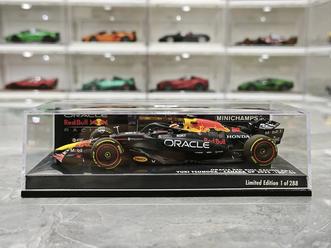 1:43 Red Bull 2025 RB21 #22 Canadian GP Yuki Tsunoda F1 resin model car by Minichamps - view 13