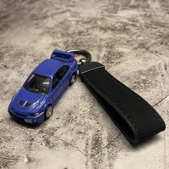 Mitsubishi Lancer Evolution VI Keychains 1:64 سيارة مصغرة Keychain