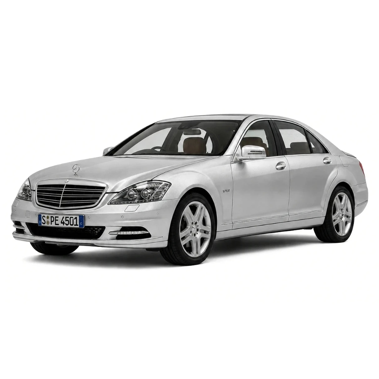 MotorHelix Mercedes-Benz 2006 S-Class S600L W221 Silver 1:18 – Keräilyesineitä valuvalumalleja