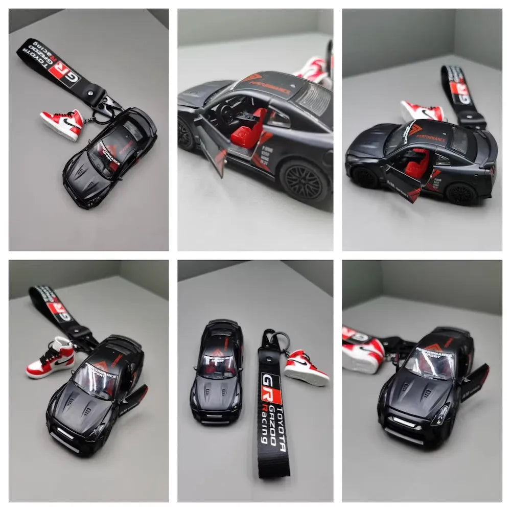 Nissan GT-R R35 Sport Keychains 1:64 モデルカー Keychain