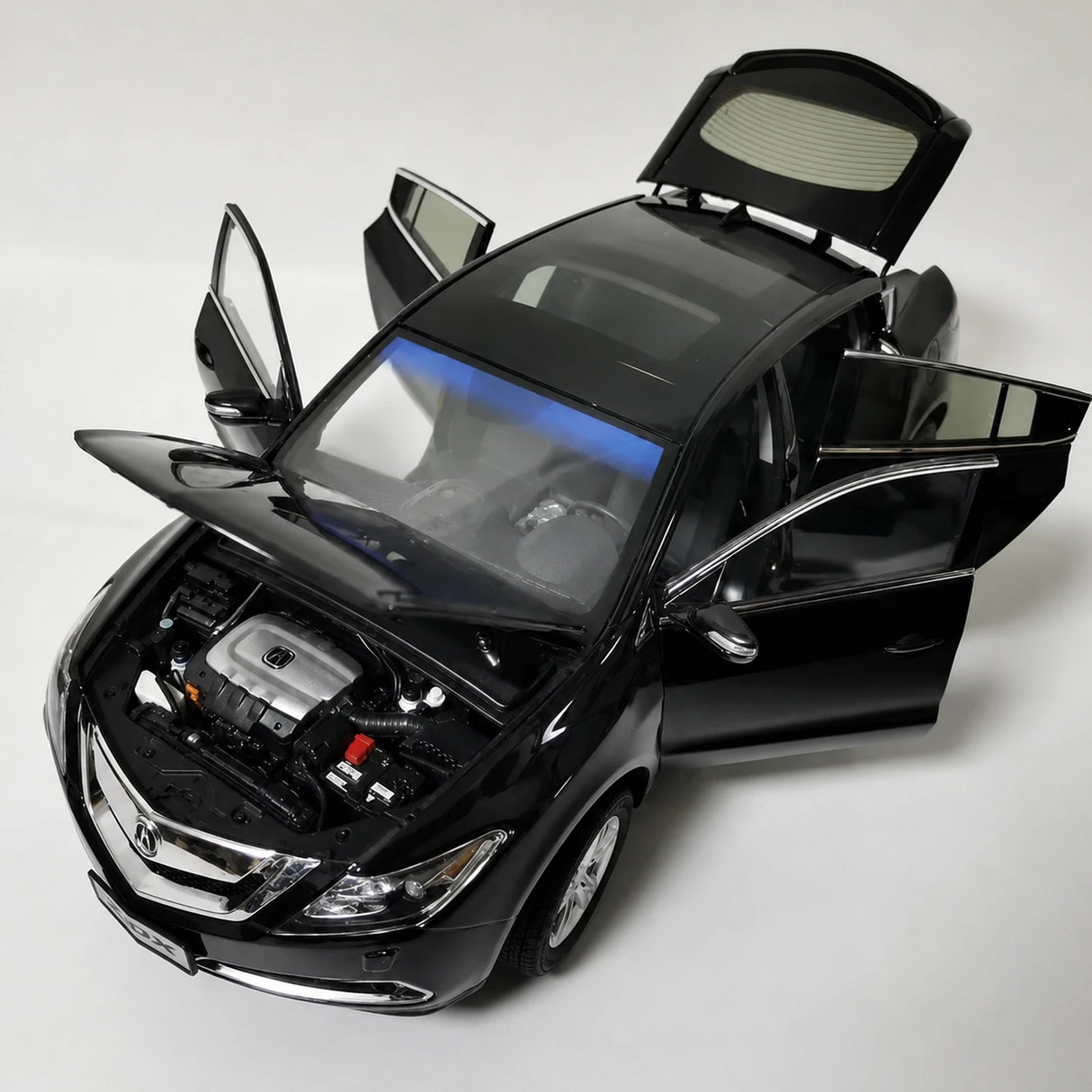 OEM Acura 2009 ZDX 1:18 – modelo de coleção em metal fundido
