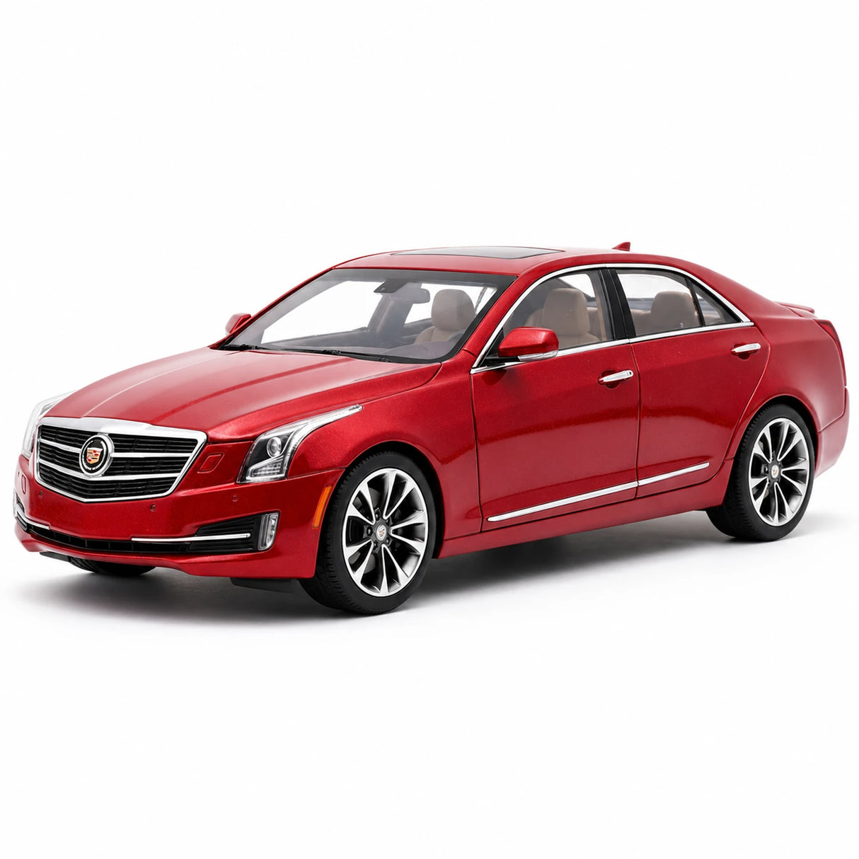 OEM Cadillac 2014 ATS-L Red 1:18 – Kolekcjonerski model odlewany