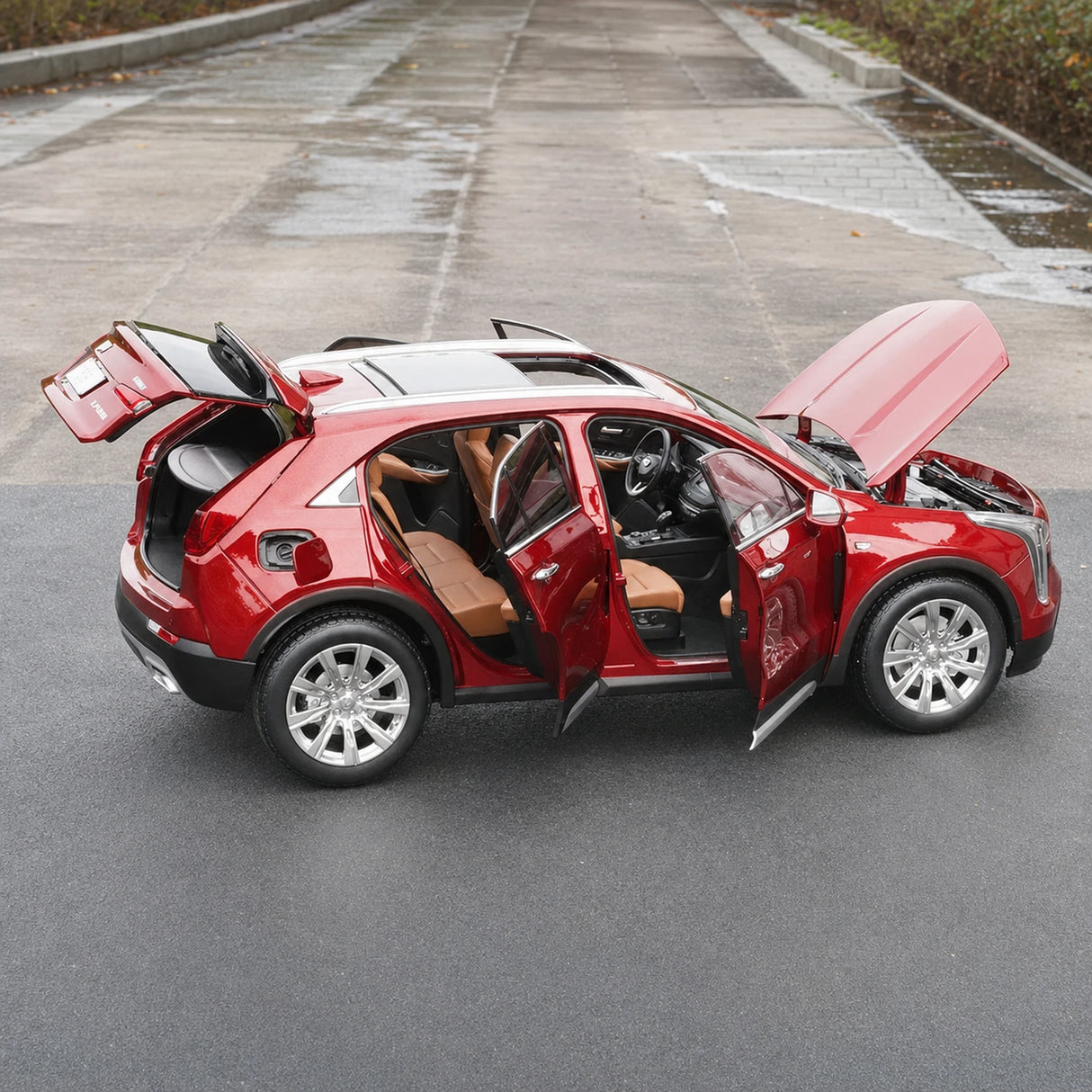 OEM Cadillac 2022 XT4 Red 1:18 – Collectible Diecast Model Die-Cast