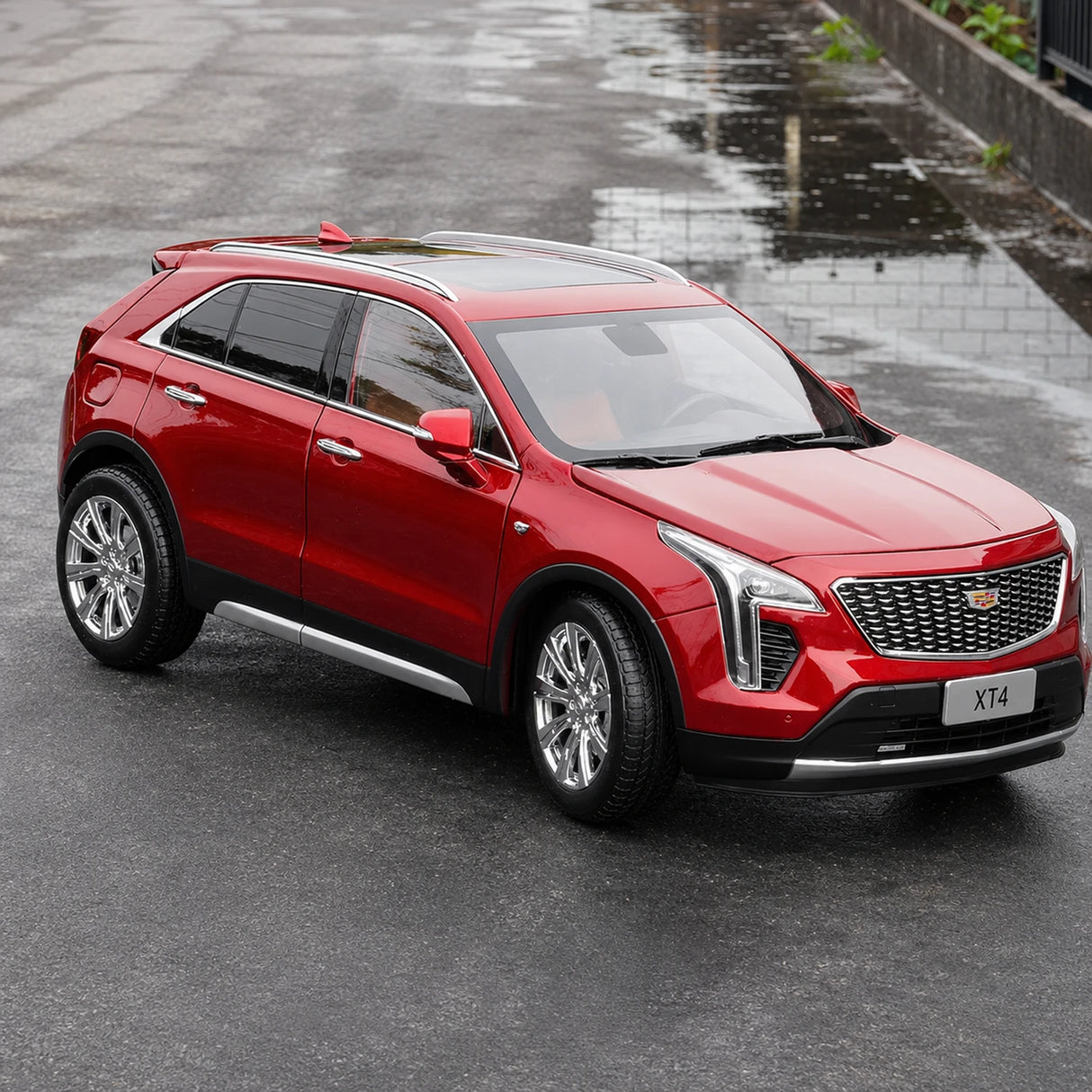 OEM Cadillac 2022 XT4 Red 1:18 – Collectible Diecast Model Die-Cast