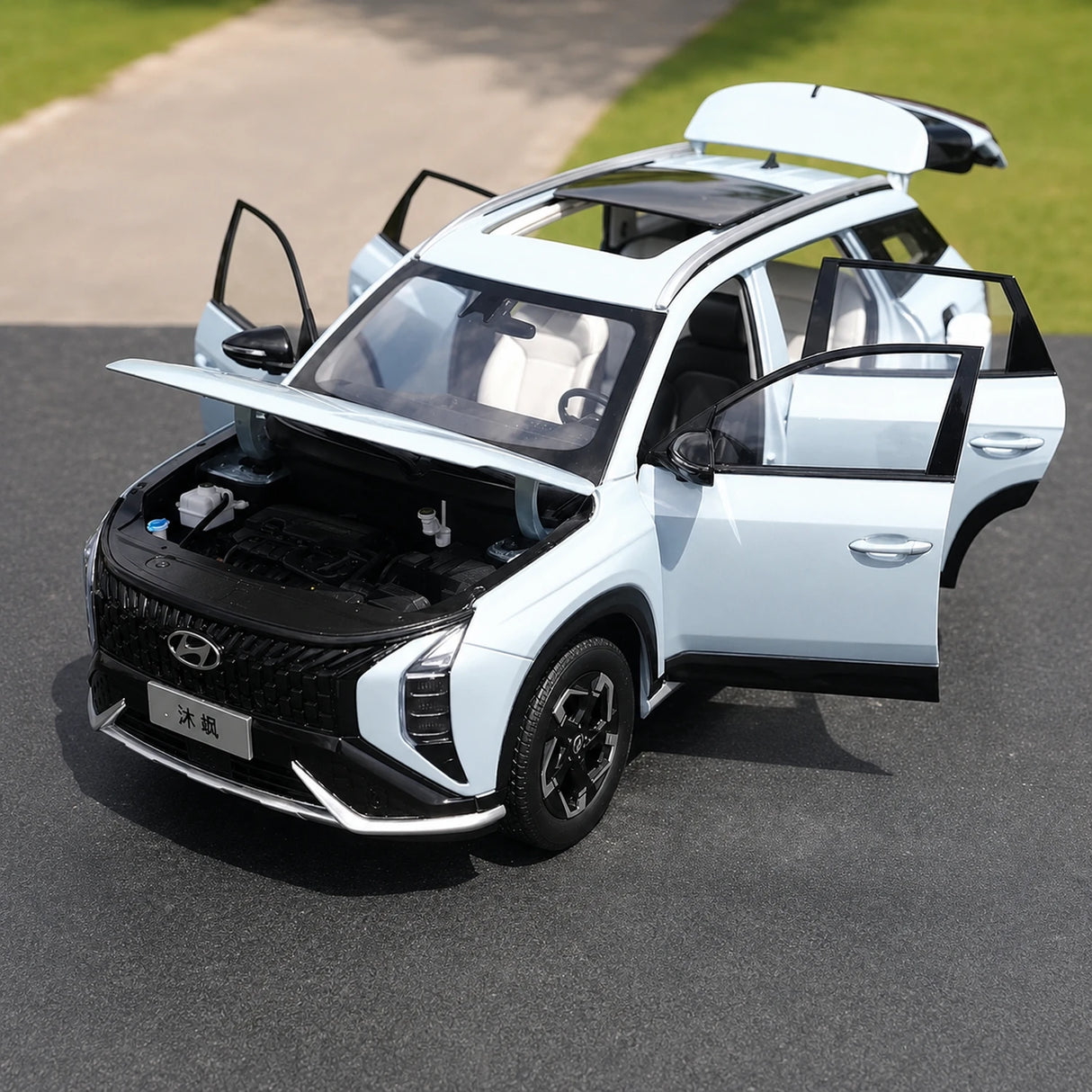OEM Hyundai 2023 Mufasa Blue 1:18 – kolekcjonerski model odlewany