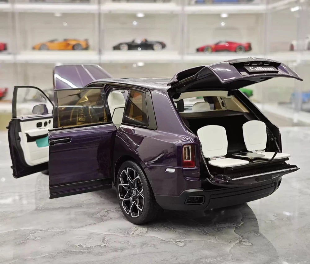 OEM Rolls-Royce 2018 Cullinan Purple 1:18 – Collectible Diecast Model Die-Cast