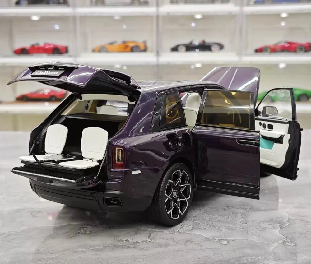 OEM Rolls-Royce 2018 Cullinan Purple 1:18 – Collectible Diecast Model Die-Cast