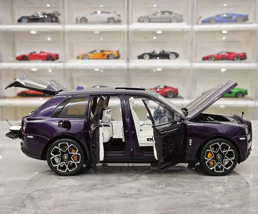 OEM Rolls-Royce 2018 Cullinan Purple 1:18 – Collectible Diecast Model Die-Cast