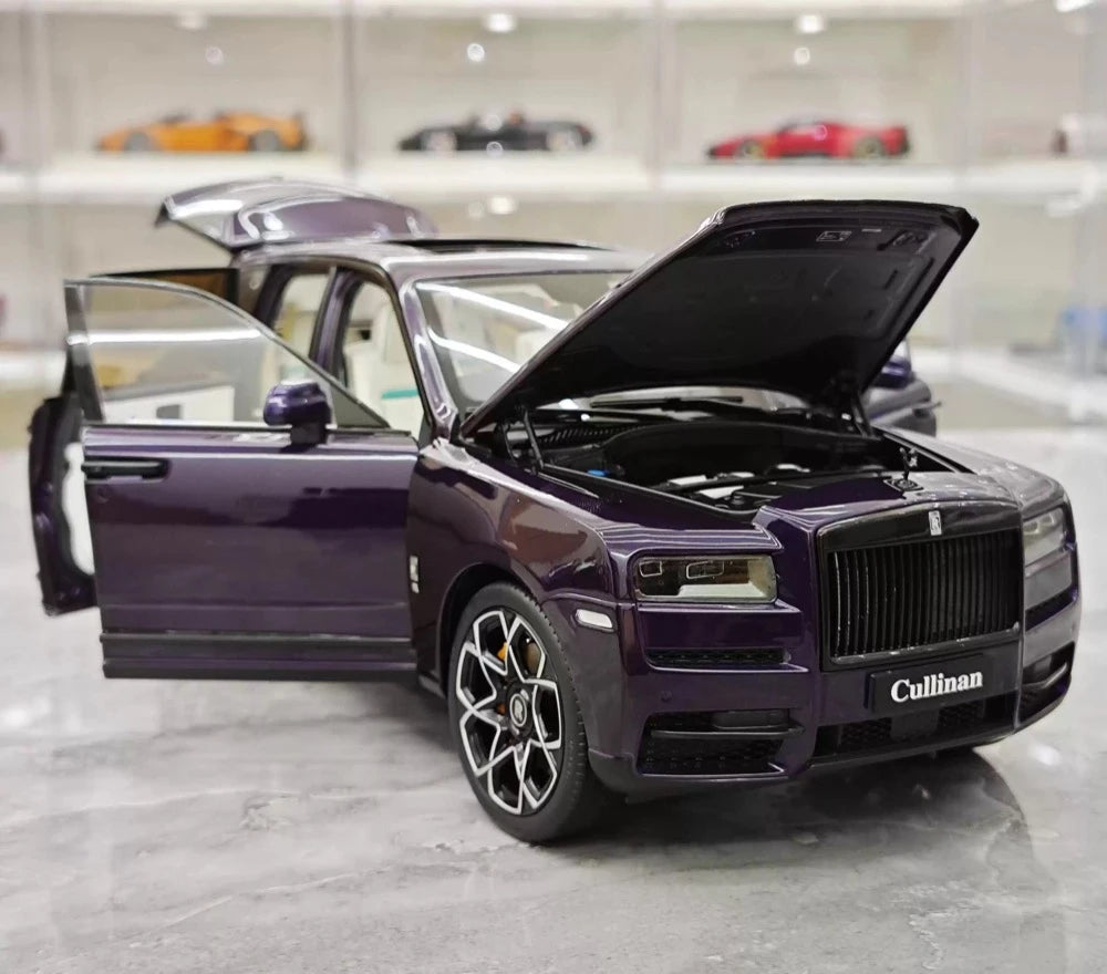 OEM Rolls-Royce 2018 Cullinan Purple 1:18 – Collectible Diecast Model Die-Cast