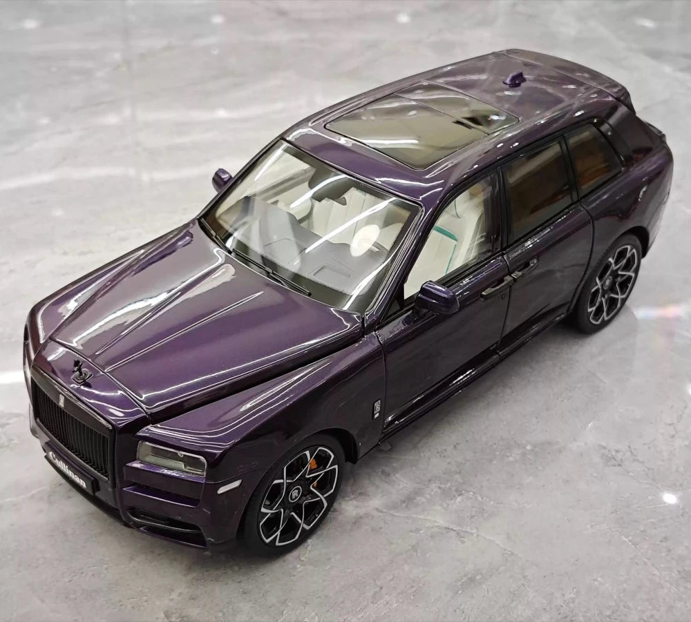 OEM Rolls-Royce 2018 Cullinan Purple 1:18 – Collectible Diecast Model Die-Cast
