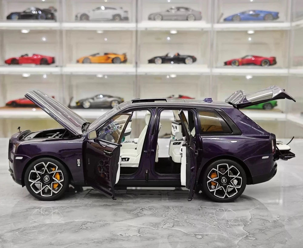OEM Rolls-Royce 2018 Cullinan Purple 1:18 – Collectible Diecast Model Die-Cast