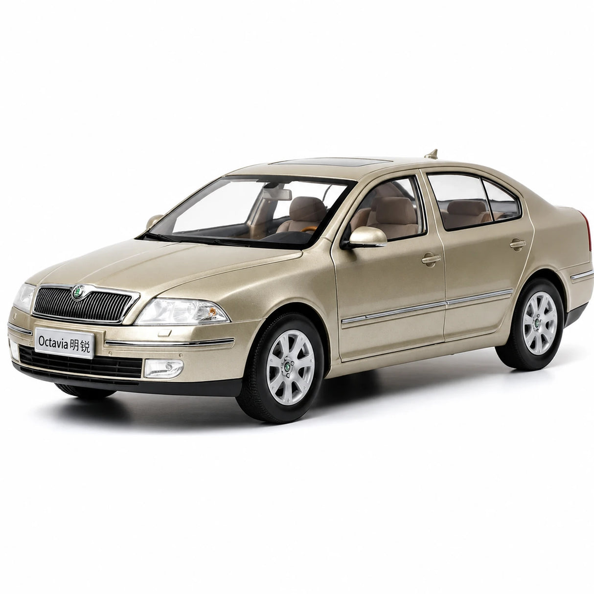 OEM Skoda 2004 Octavia Gold 1:18 – Collectible Diecast Model Die-Cast