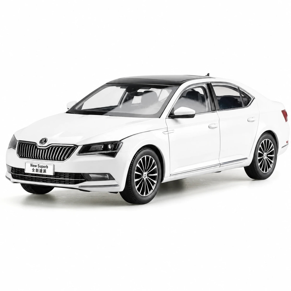 OEM Skoda 2008 Znakomity Biały 1:18 – kolekcjonerski model odlewany