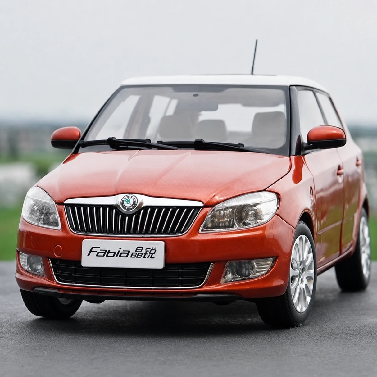 OEM Skoda 2012 Fabia Orange 1:18 – Collectible Diecast Model Die-Cast