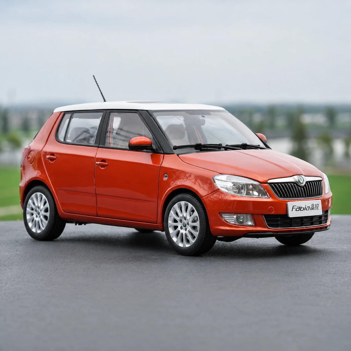 OEM Skoda 2012 Fabia Orange 1:18 – Collectible Diecast Model Die-Cast