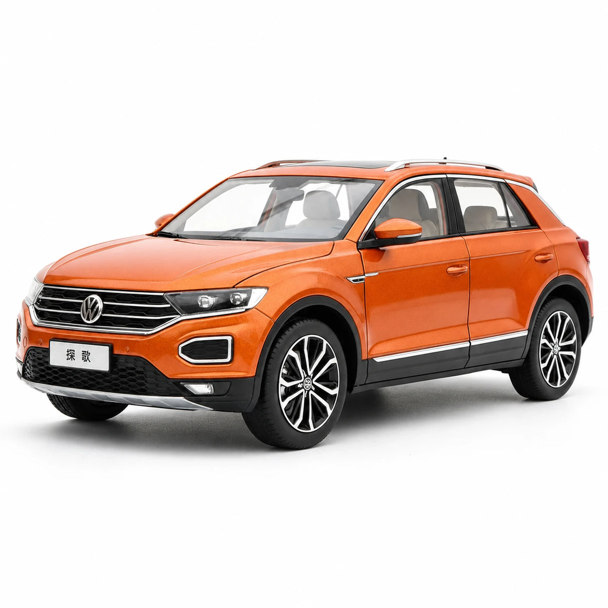 OEM Volkswagen 2017 T-Roc Orange 1:18 – Sammelobjekt aus Druckguss