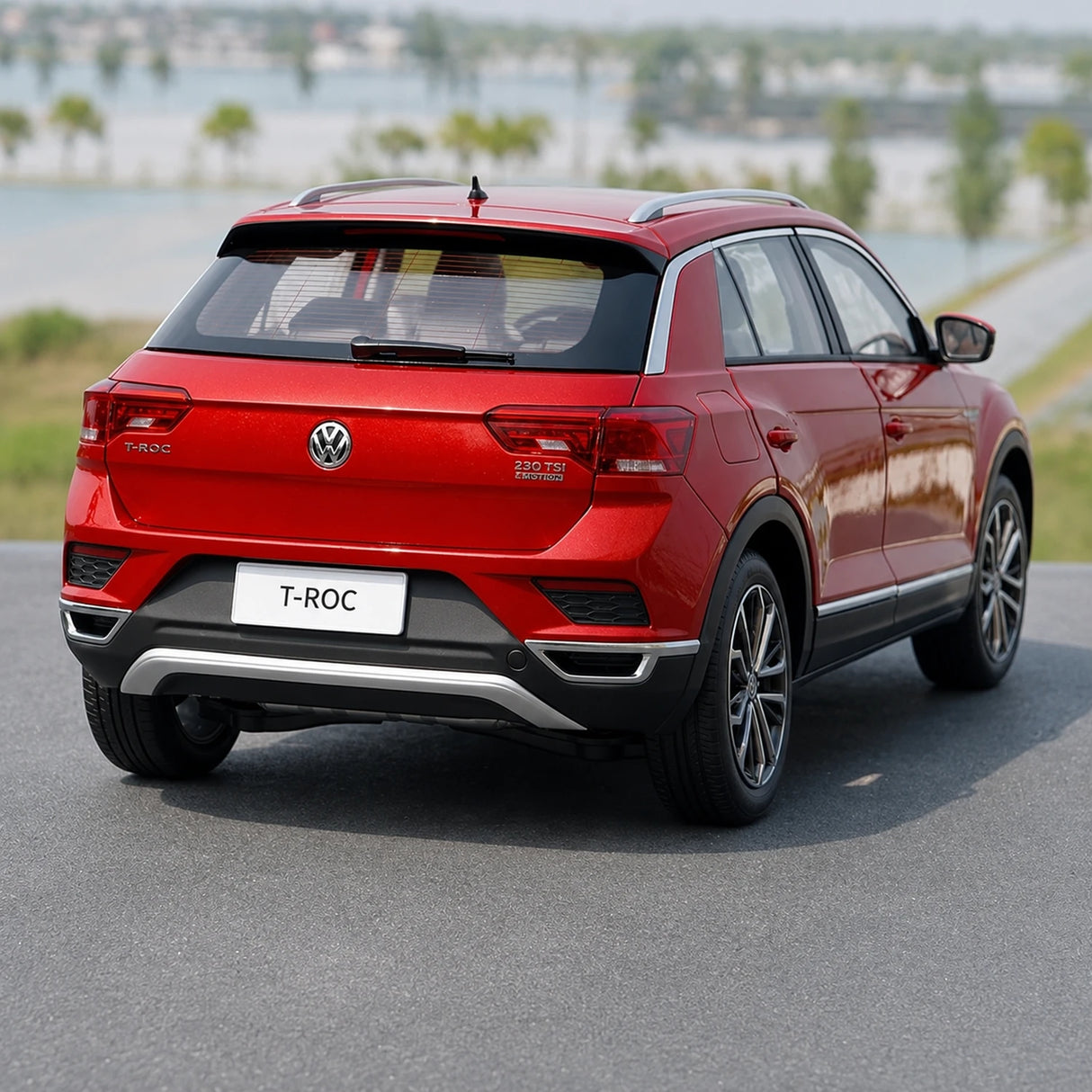 OEM Volkswagen 2017 T-Roc Red 1:18 – Sammelobjekt aus Druckguss