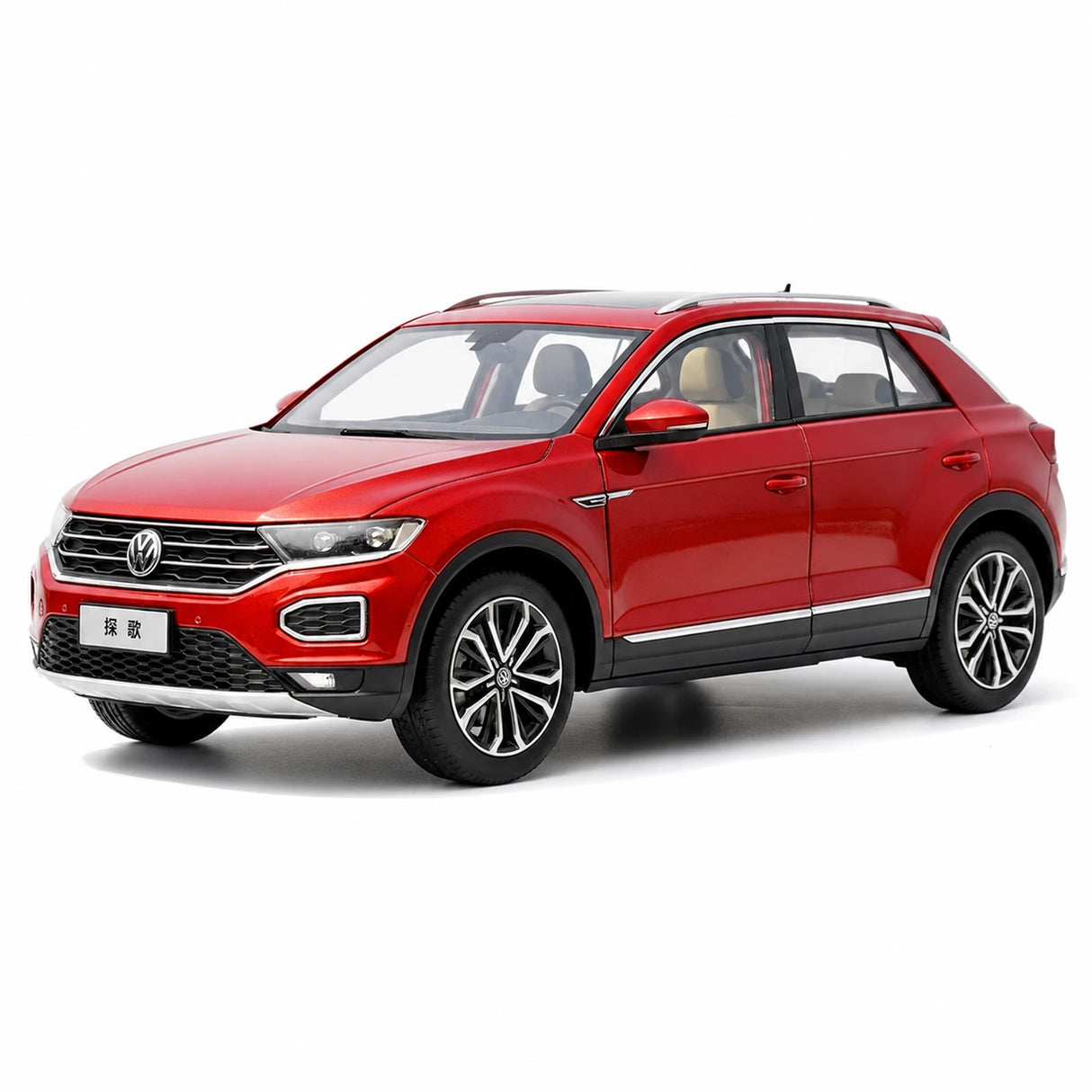 OEM Volkswagen 2017 T-Roc Red 1:18 – Sammelobjekt aus Druckguss