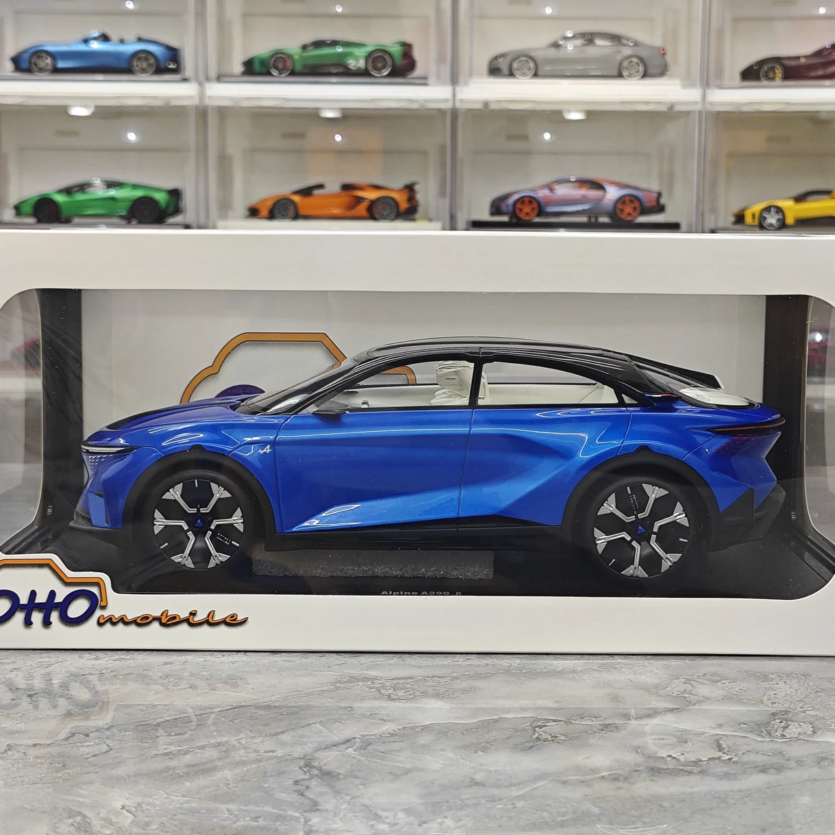 OTTO Alpine 2024 A390 베타 스페큘러 블루 1:18 – 수집용 레진 모델 레진