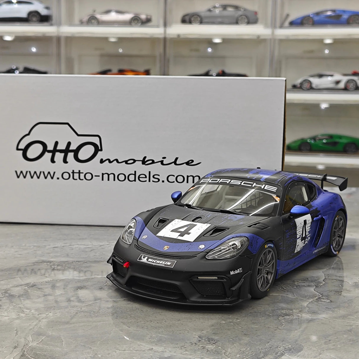 1:18 Porsche 2021 718 Cayman GT4 RS Clubsport #4 model car by OTTO - view 14