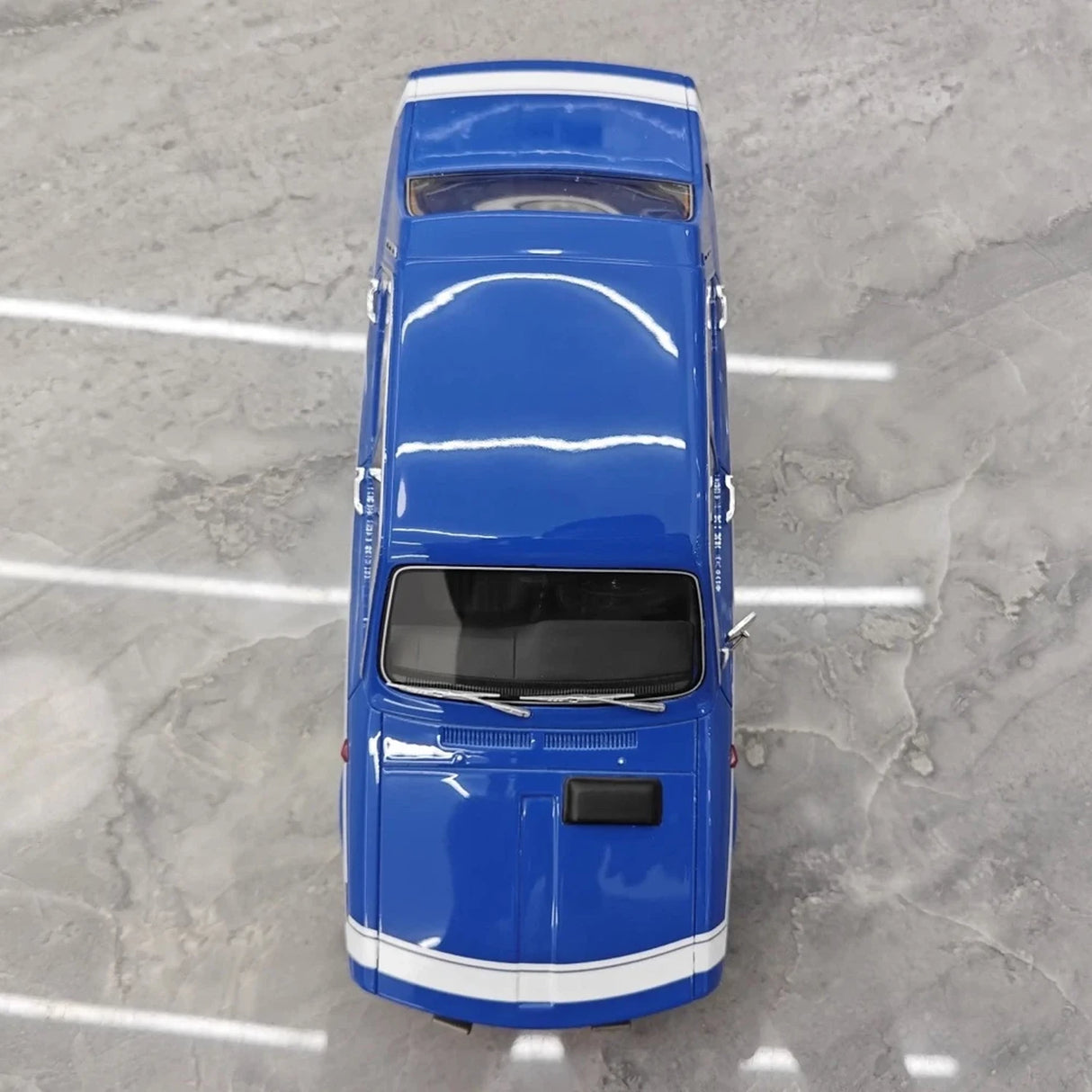 OTTO Renault 1971 12 Gordini Blue 1:18 – Resina Modelo de Resina de Coleção