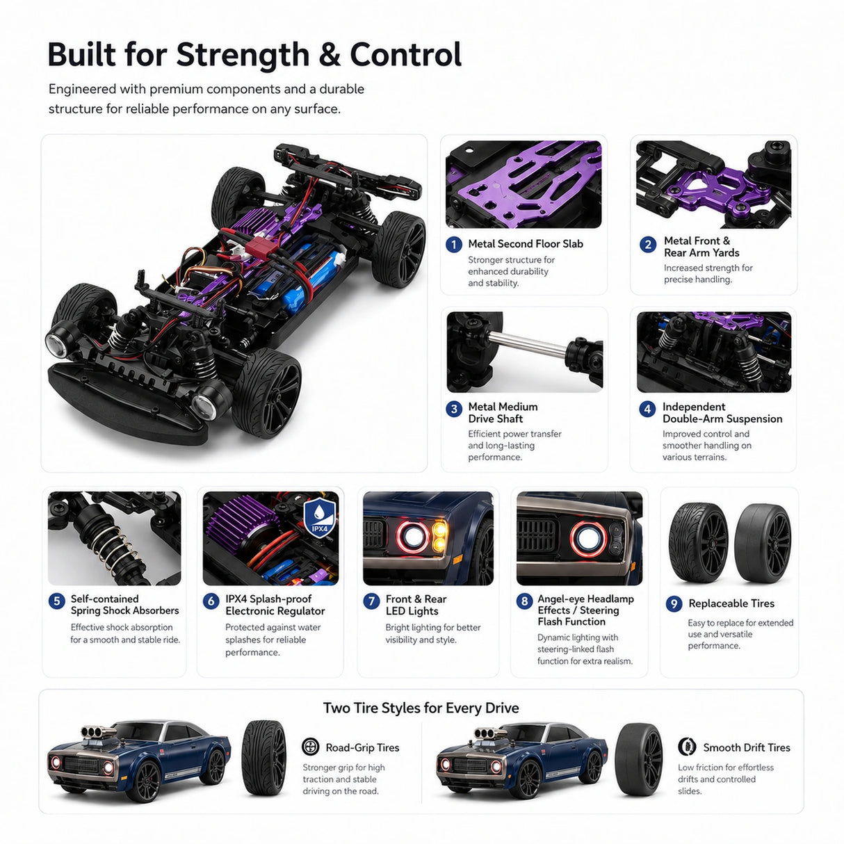 1:18 R/C STK-006 2.4G Drift Racing Car RC Car