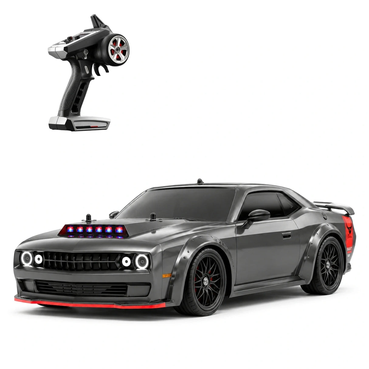 1:16 스케일 High-Imitation Dodge Challenger RC Drift Car RC Car