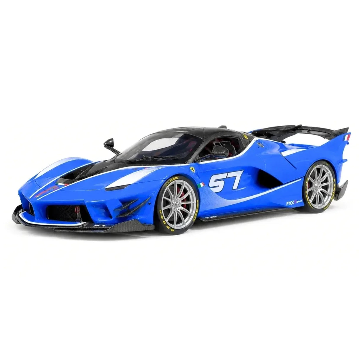 Runner Ferrari 2017 FXX-K Evo Blue 1:18 – راتنج نموذجي قابل للجمع