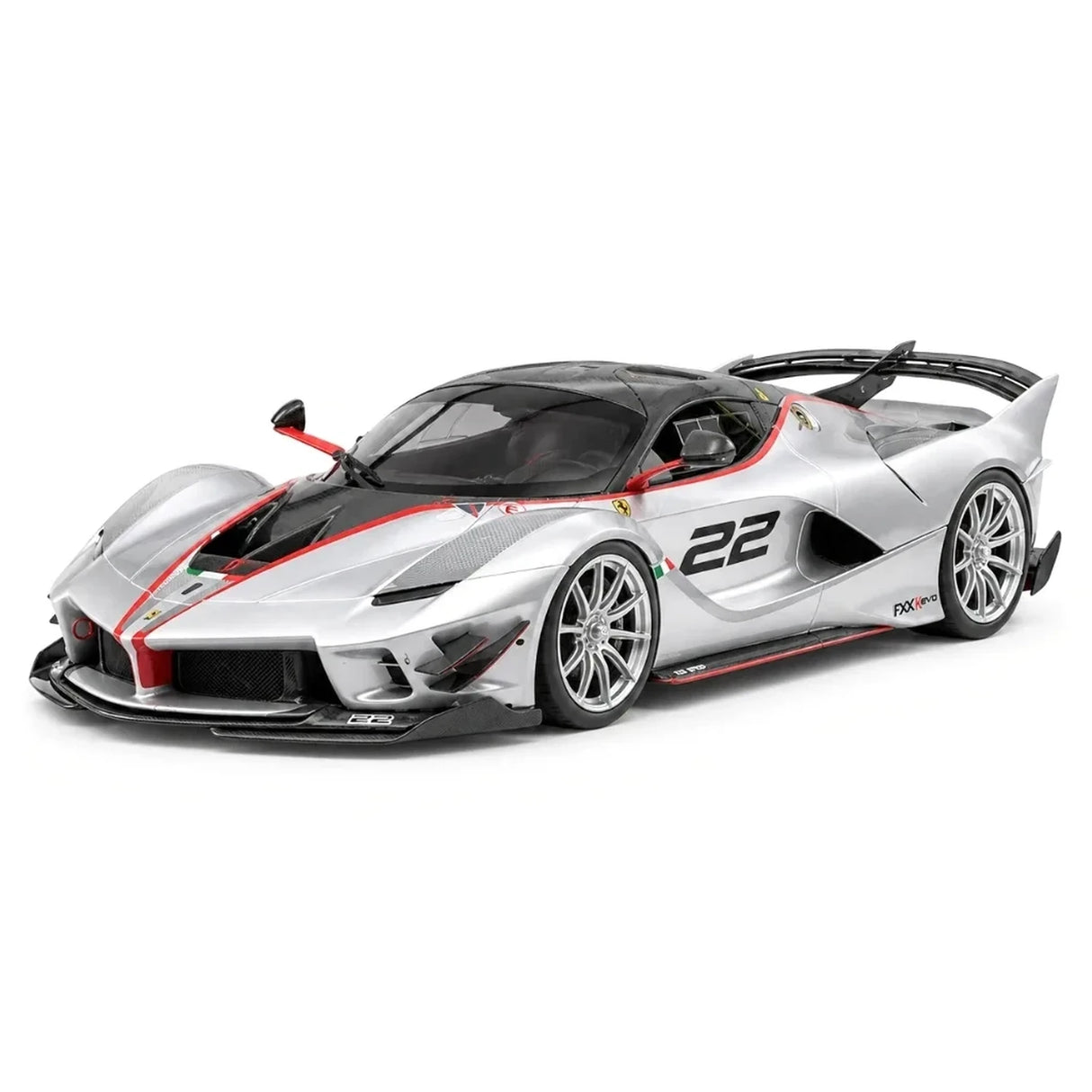 Runner Ferrari 2017 FXX-K Evo Silver 1:18 – samlarresin resinmodellresin