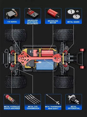 1:18 R/C STK-004 2.4G Off-Road Racing Car RC Car