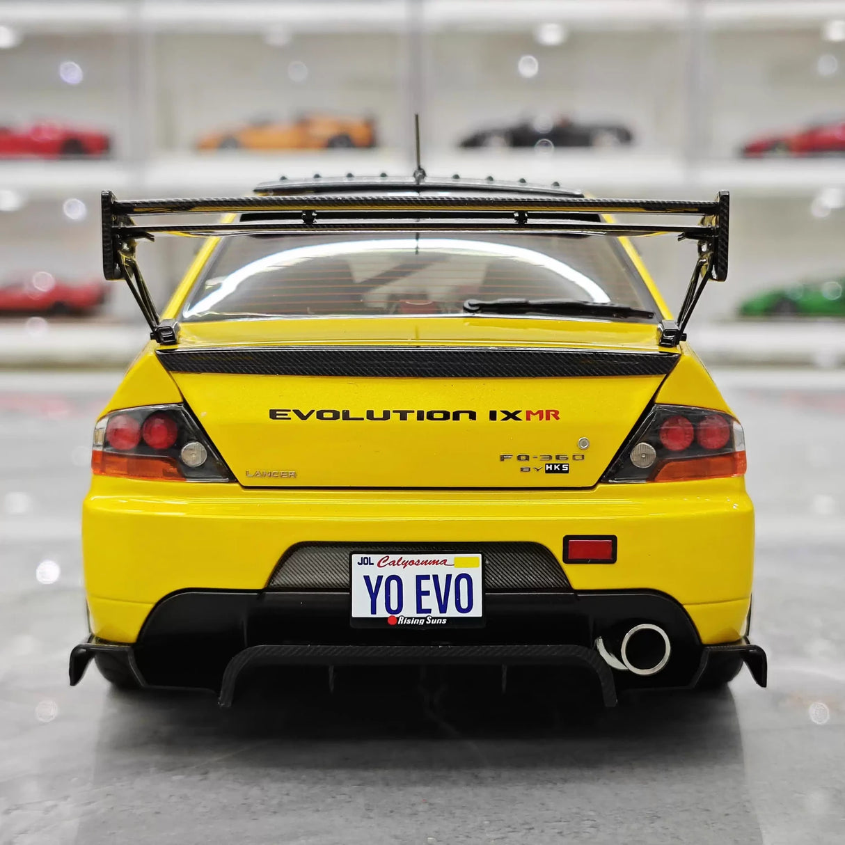 Super A Mitsubishi 2006 Lancer Evolution IX MR Yellow 1:18 – Collectible Diecast Model Die-Cast