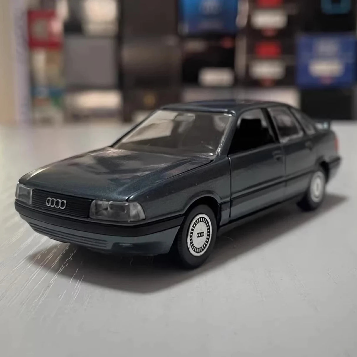 Schabak Audi 1988 90 Quattro Blue 1:43 – Collectible Diecast Model Die-Cast