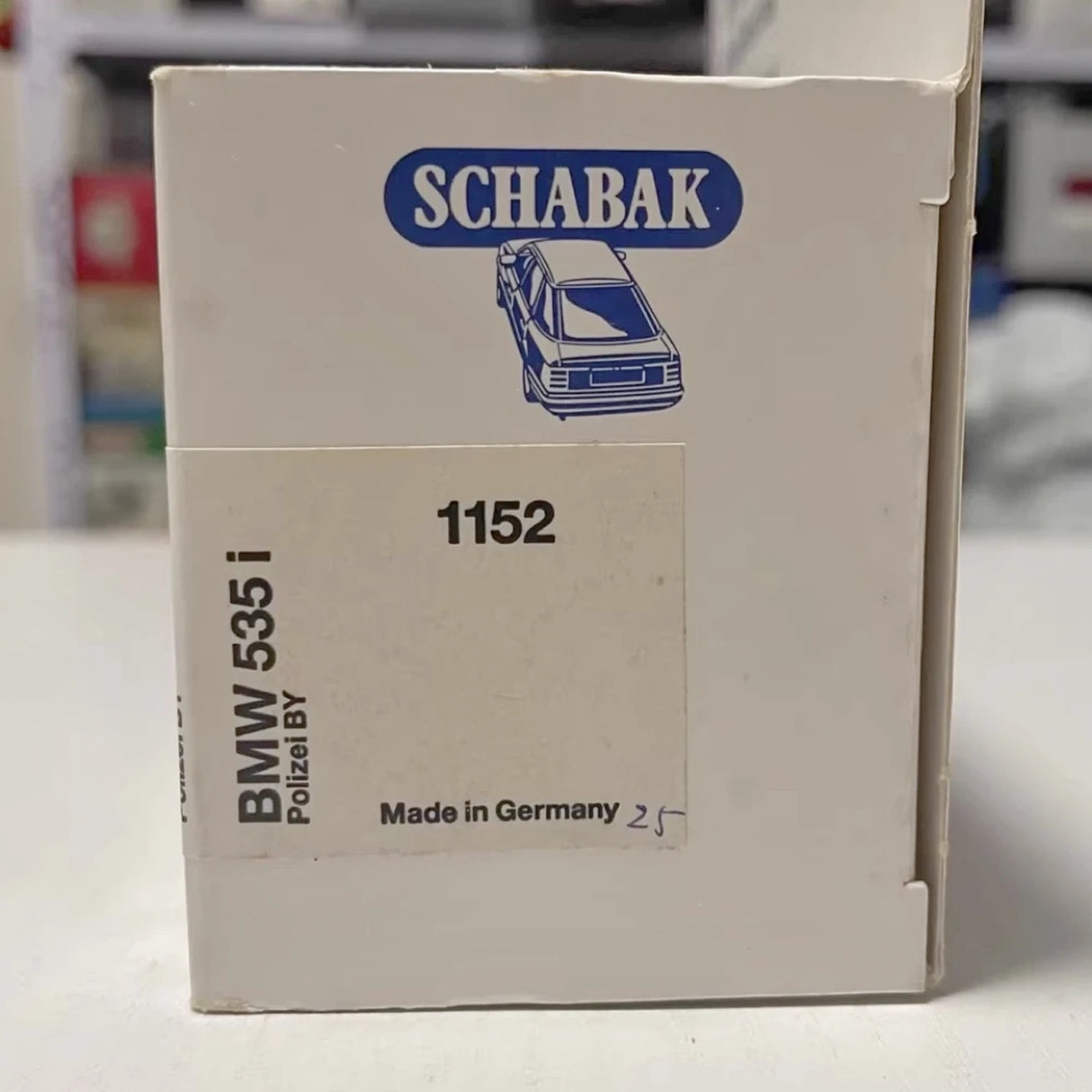 Schabak BMW 1989 E34 535i German Police 1:43 – Collectible Diecast Model Die-Cast